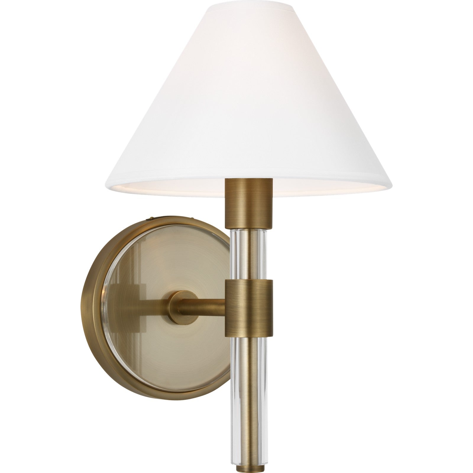 Robert Sconce Polished Nickel - Ralph Lauren Wall Lights