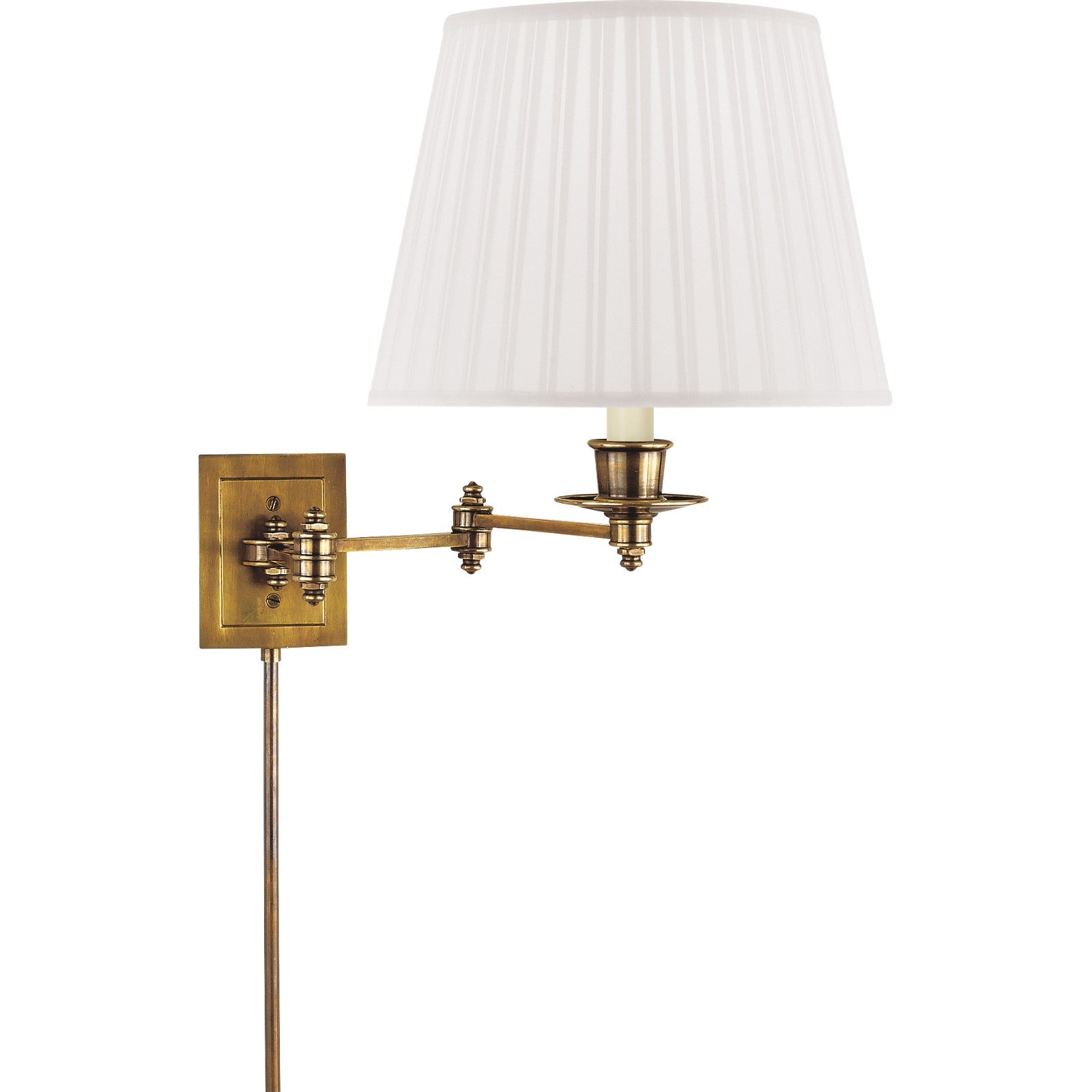 Triple Swing Arm Wall Lamp - Visual Comfort Wall Lights