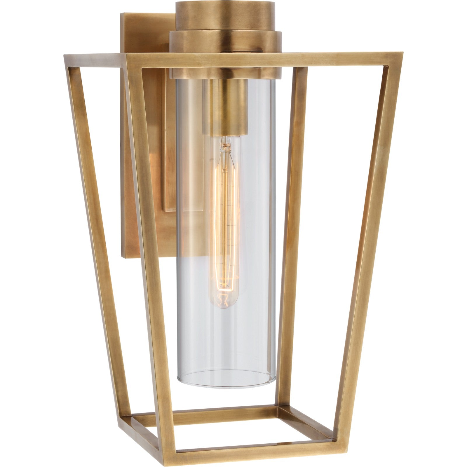 Presidio Small Bracketed Sconce - Visual Comfort Wall Lights