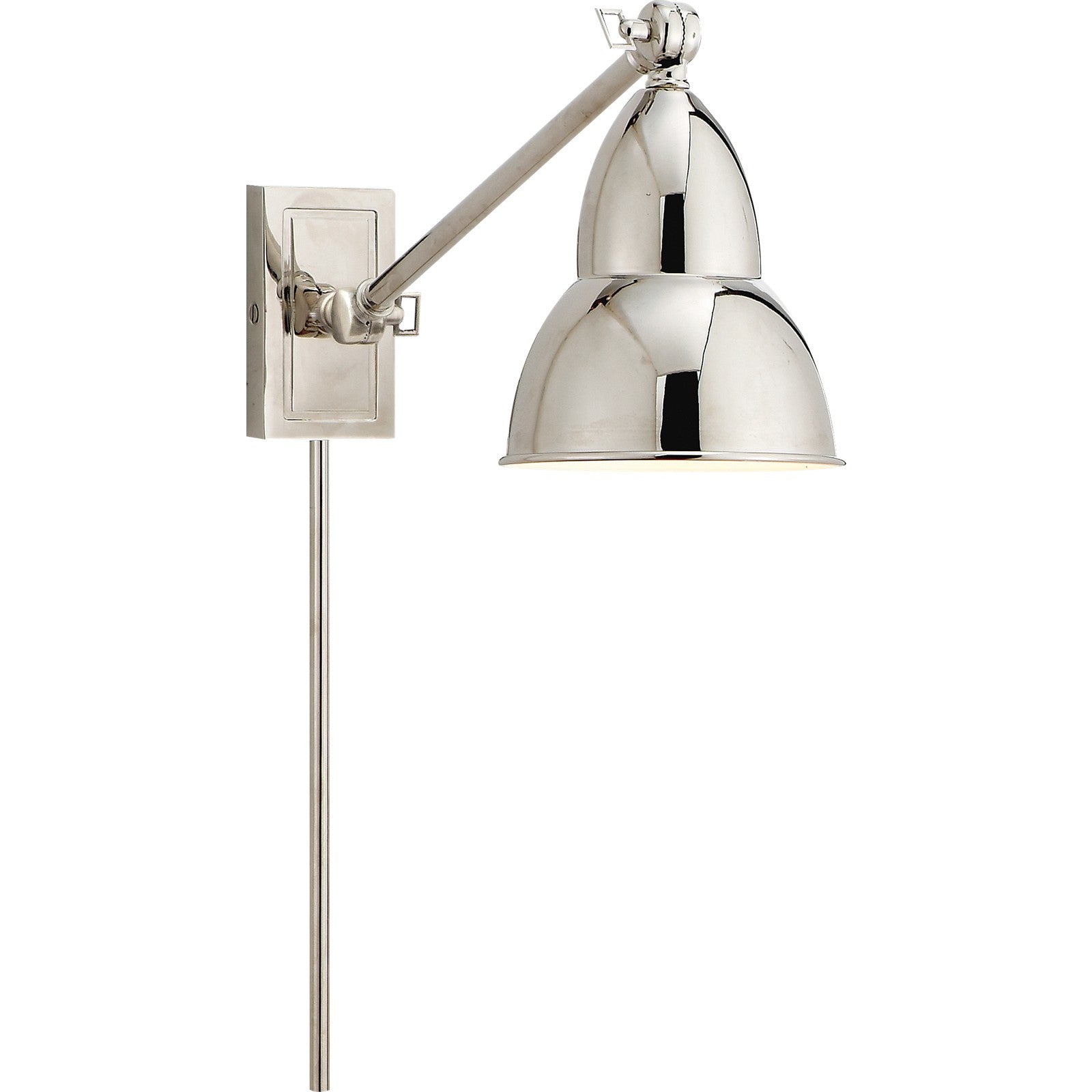 French Library Single Arm Wall Lamp - Visual Comfort Wall Lights