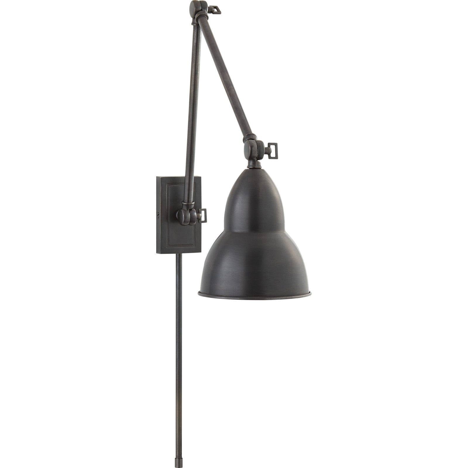 French Library Double Arm Wall Lamp - Visual Comfort Wall Lights