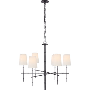 Grenol Medium Modern Bamboo Chandelier - Visual Comfort Ceiling Lights