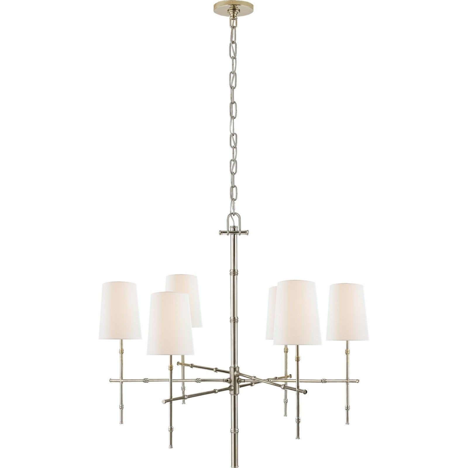 Grenol Medium Modern Bamboo Chandelier - Visual Comfort Ceiling Lights