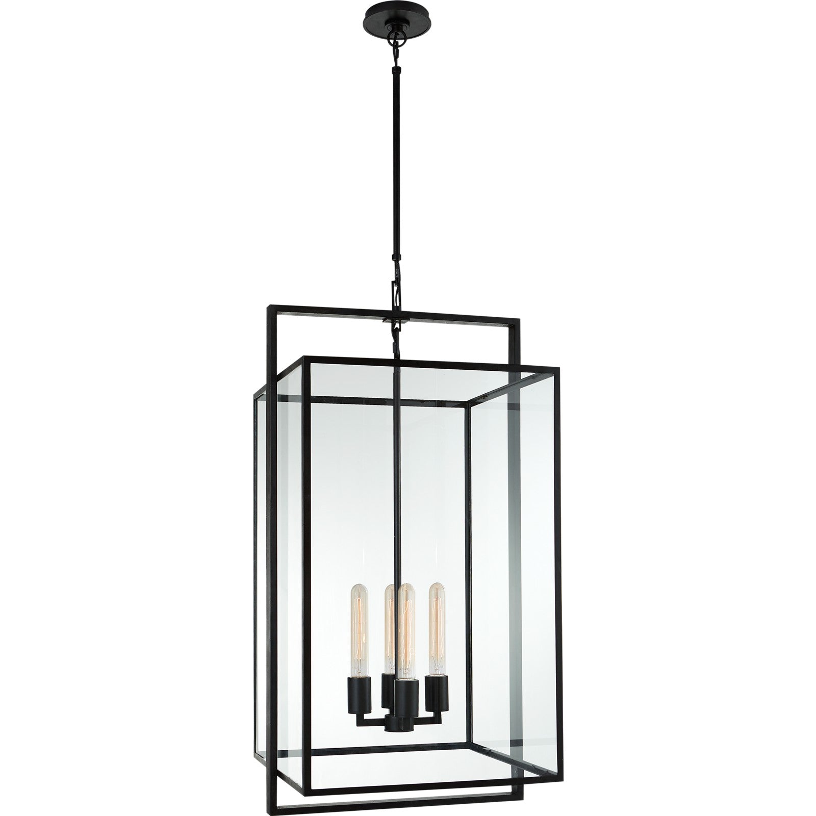Halle Medium Lantern - Visual Comfort Ceiling Lights