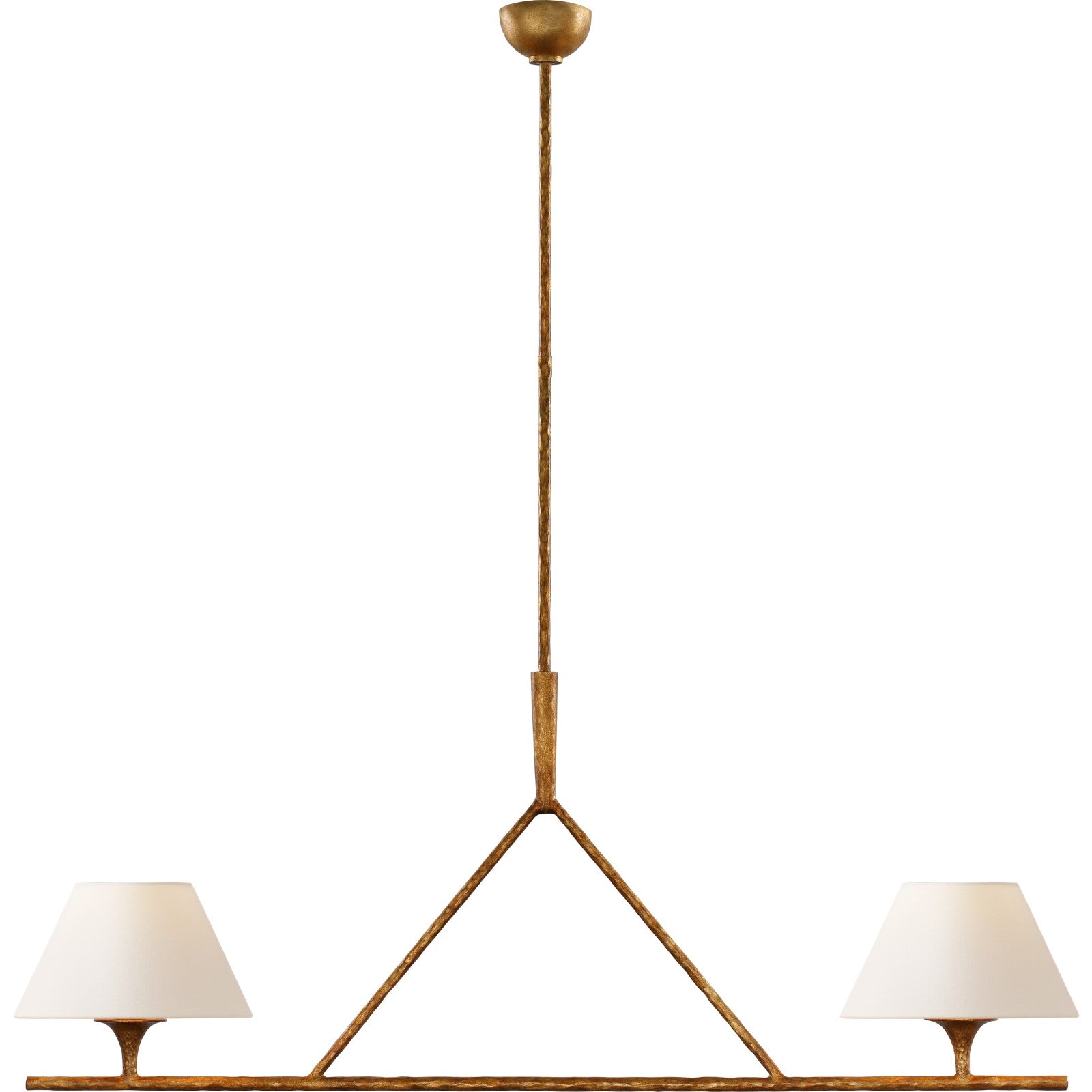 Cesta Large Linear Chandelier - Visual Comfort Ceiling Lights