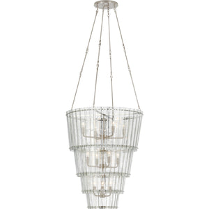 Cadence Large Waterfall Chandelier - Visual Comfort Ceiling Lights