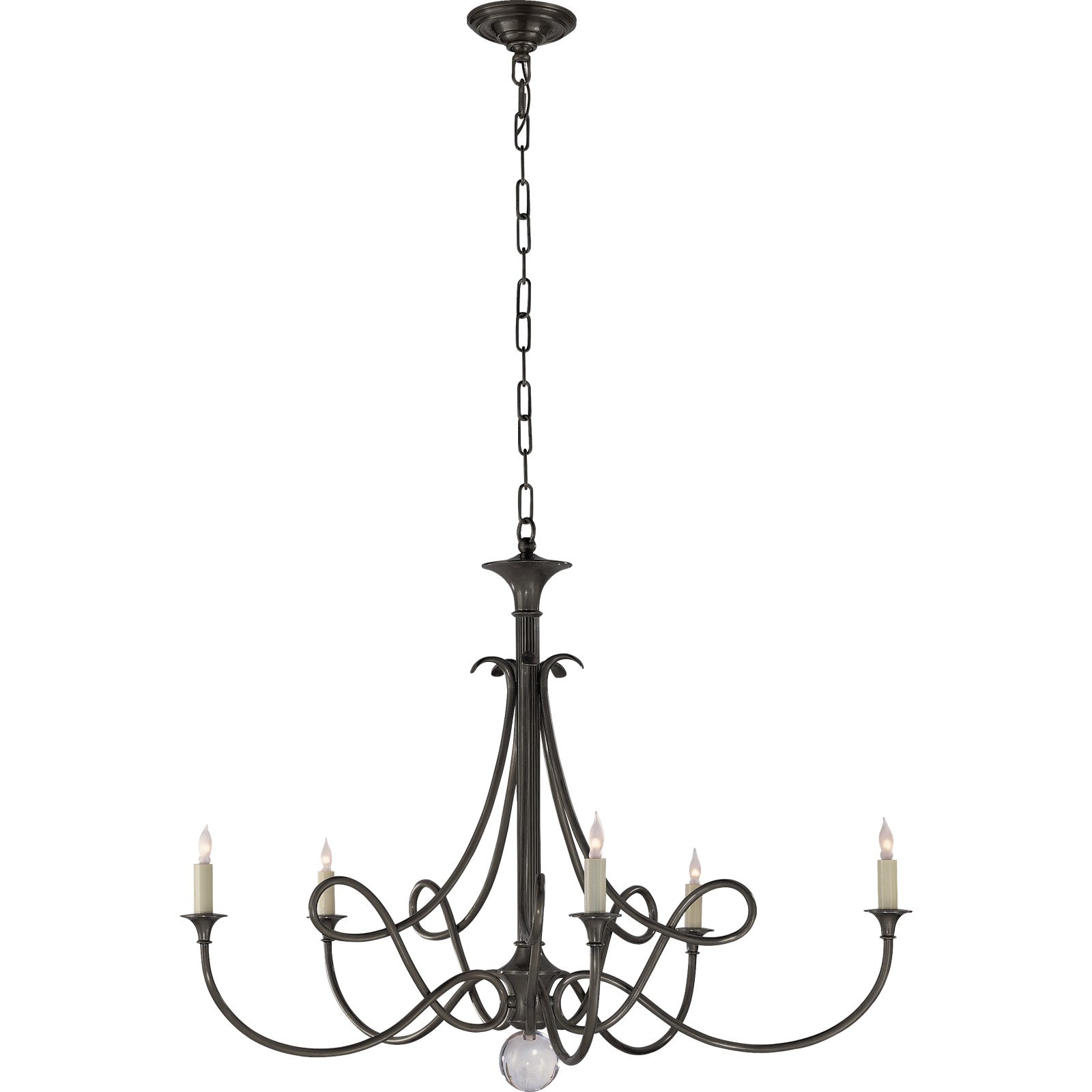Double Twist Large Chandelier - Visual Comfort Ceiling Lights