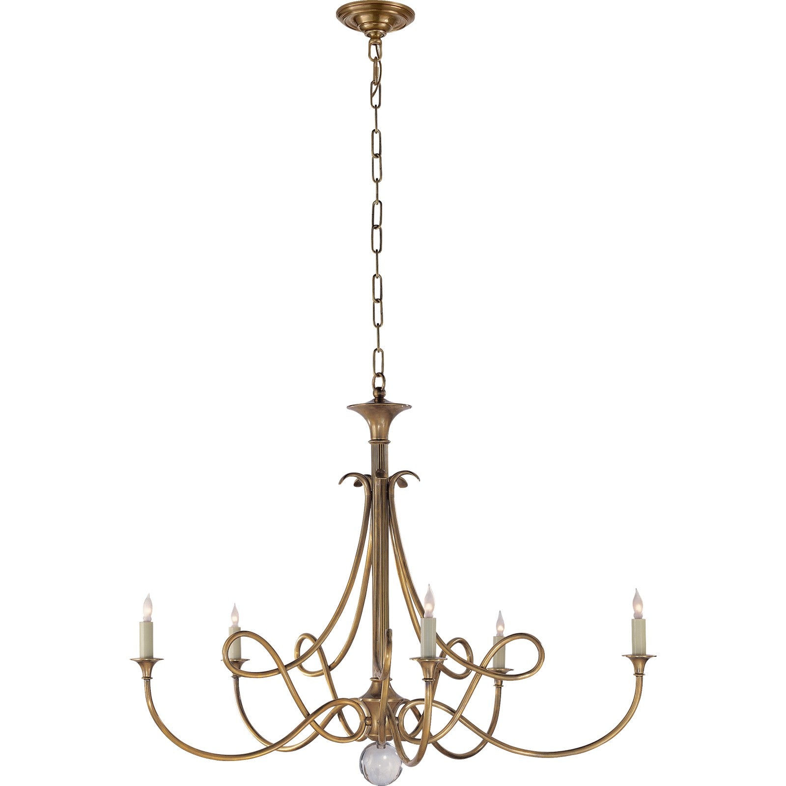 Double Twist Large Chandelier - Visual Comfort Ceiling Lights