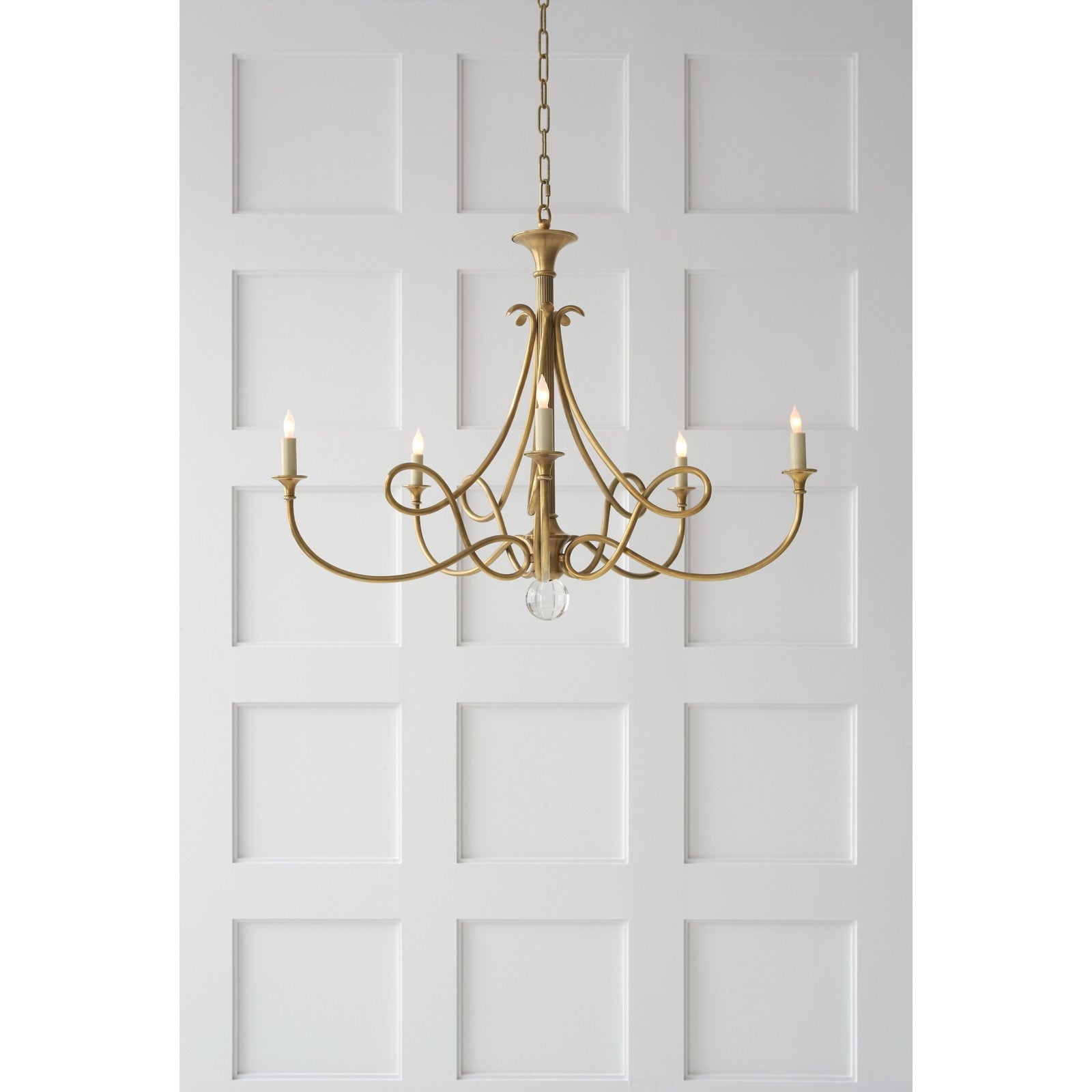 Double Twist Large Chandelier - Visual Comfort Ceiling Lights
