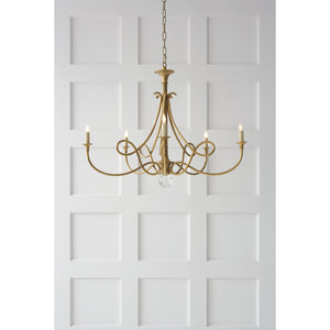 Double Twist Large Chandelier - Visual Comfort Ceiling Lights