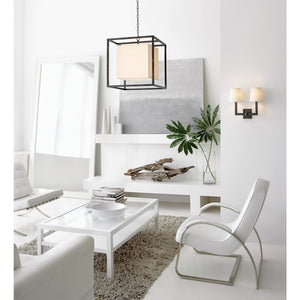 Square Tube Double Sconce - Visual Comfort Wall Lights