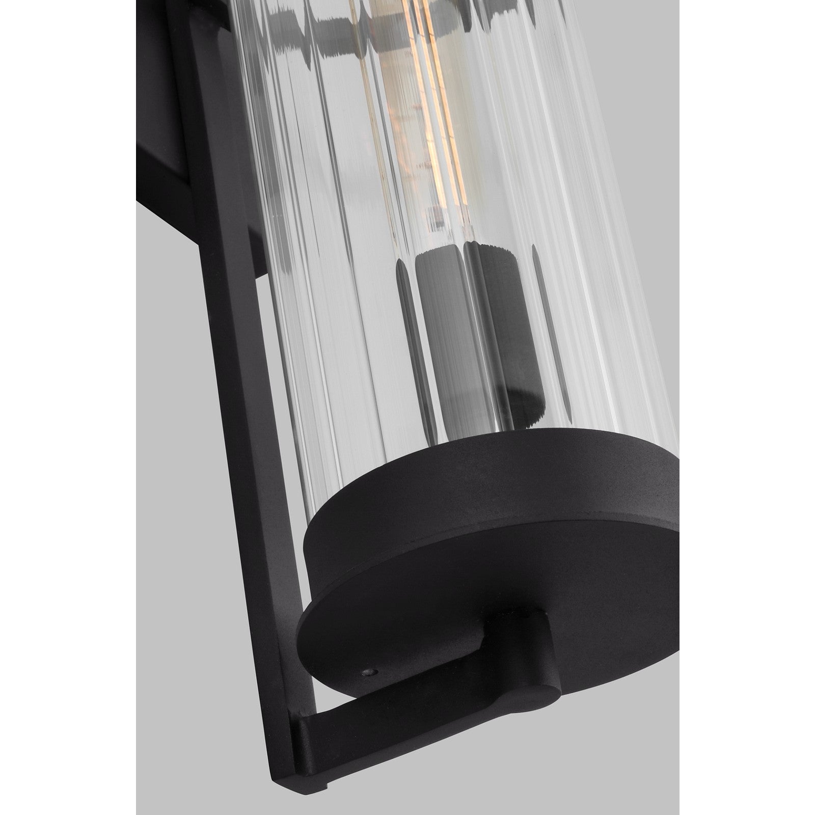 Alcona Extra Large One Light Outdoor Wall Lantern Black - Visual Comfort Outdoor Lighting