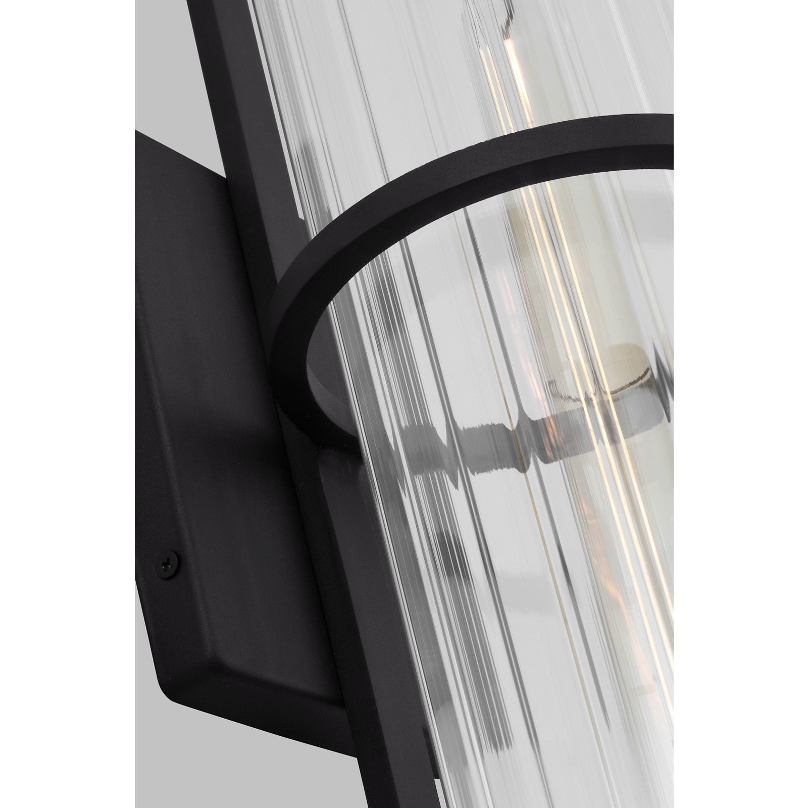 Alcona Extra Large One Light Outdoor Wall Lantern Black - Visual Comfort Outdoor Lighting