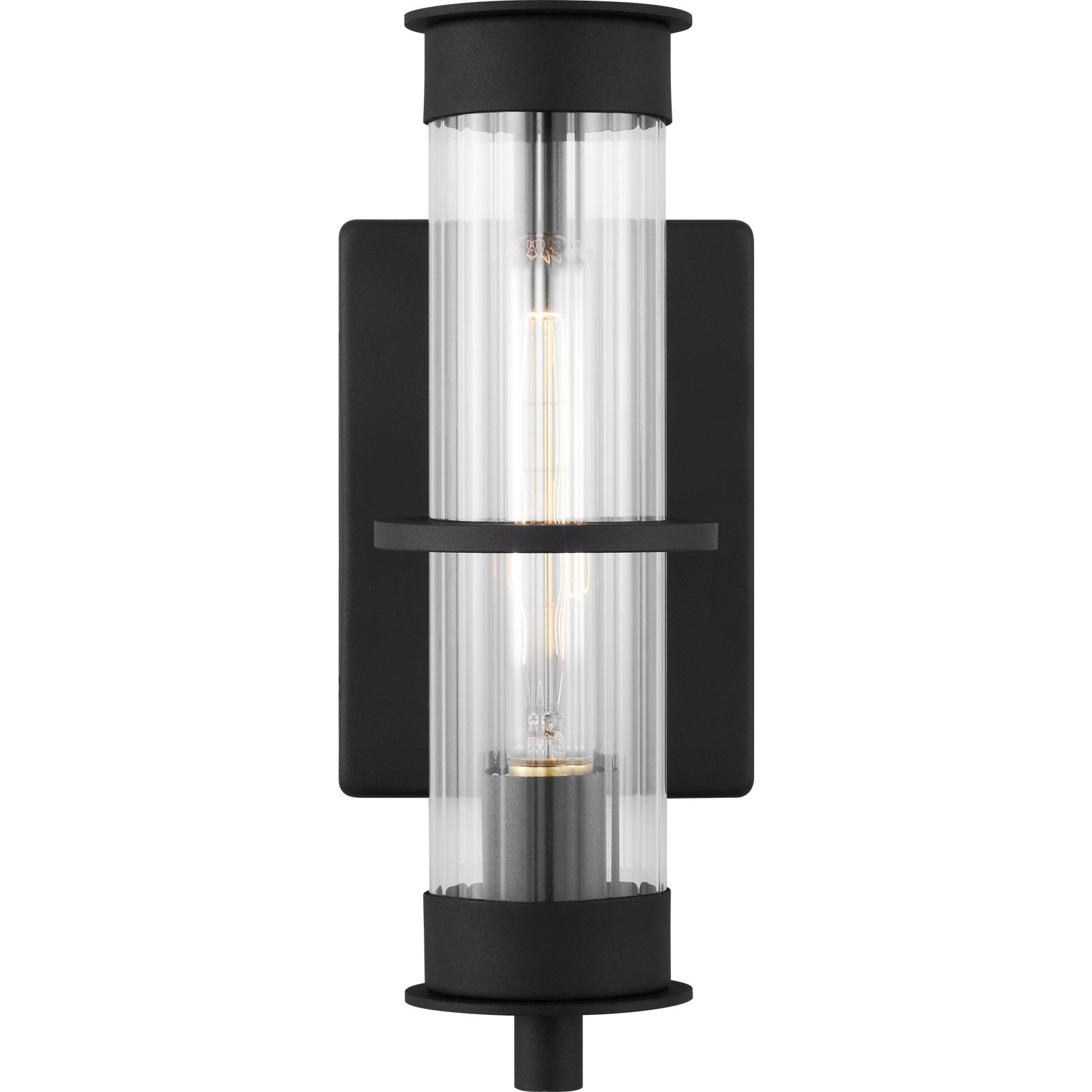 Alcona Small One Light Outdoor Wall Lantern Antique Bronze - Visual Comfort Outdoor Lighting