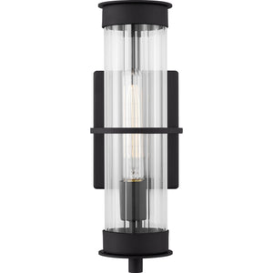 Alcona Medium One Light Outdoor Wall Lantern Black - Visual Comfort Outdoor Lighting