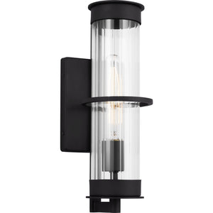 Alcona Medium One Light Outdoor Wall Lantern Black - Visual Comfort Outdoor Lighting