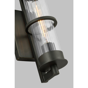 Alcona Small One Light Outdoor Wall Lantern Antique Bronze - Visual Comfort Outdoor Lighting