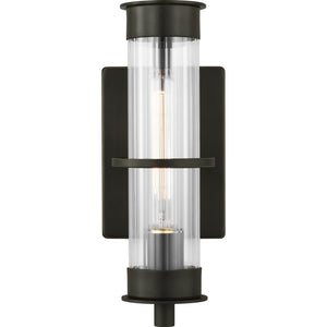Alcona Small One Light Outdoor Wall Lantern Antique Bronze - Visual Comfort Outdoor Lighting