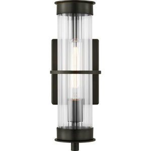 Alcona Medium One Light Outdoor Wall Lantern Black - Visual Comfort Outdoor Lighting