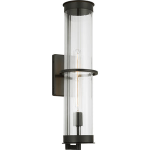 Alcona Extra Large One Light Outdoor Wall Lantern Black - Visual Comfort Outdoor Lighting