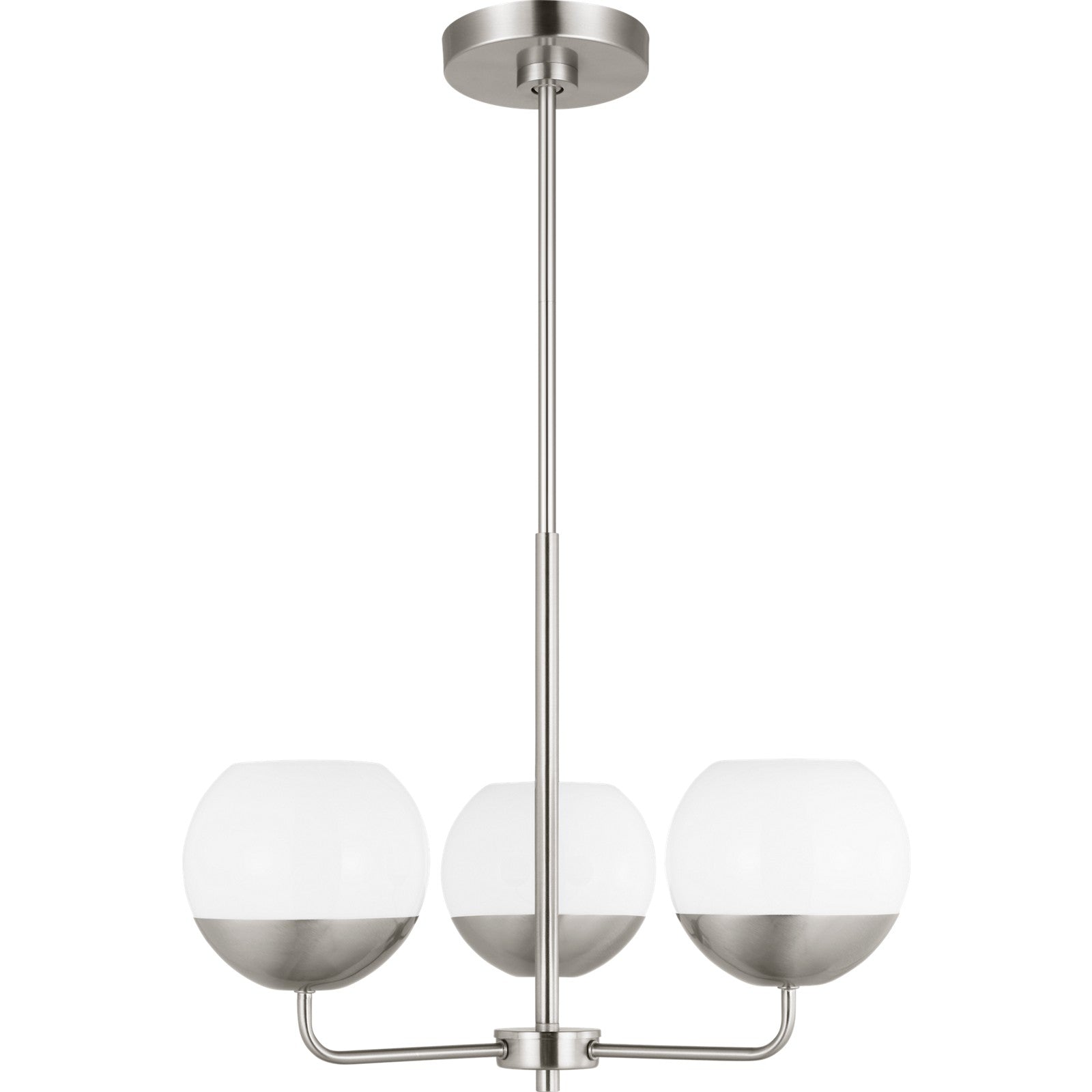 Alvin Three Light Chandelier Midnight Black - Visual Comfort Ceiling Lights