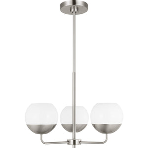 Alvin Three Light Chandelier Midnight Black - Visual Comfort Ceiling Lights