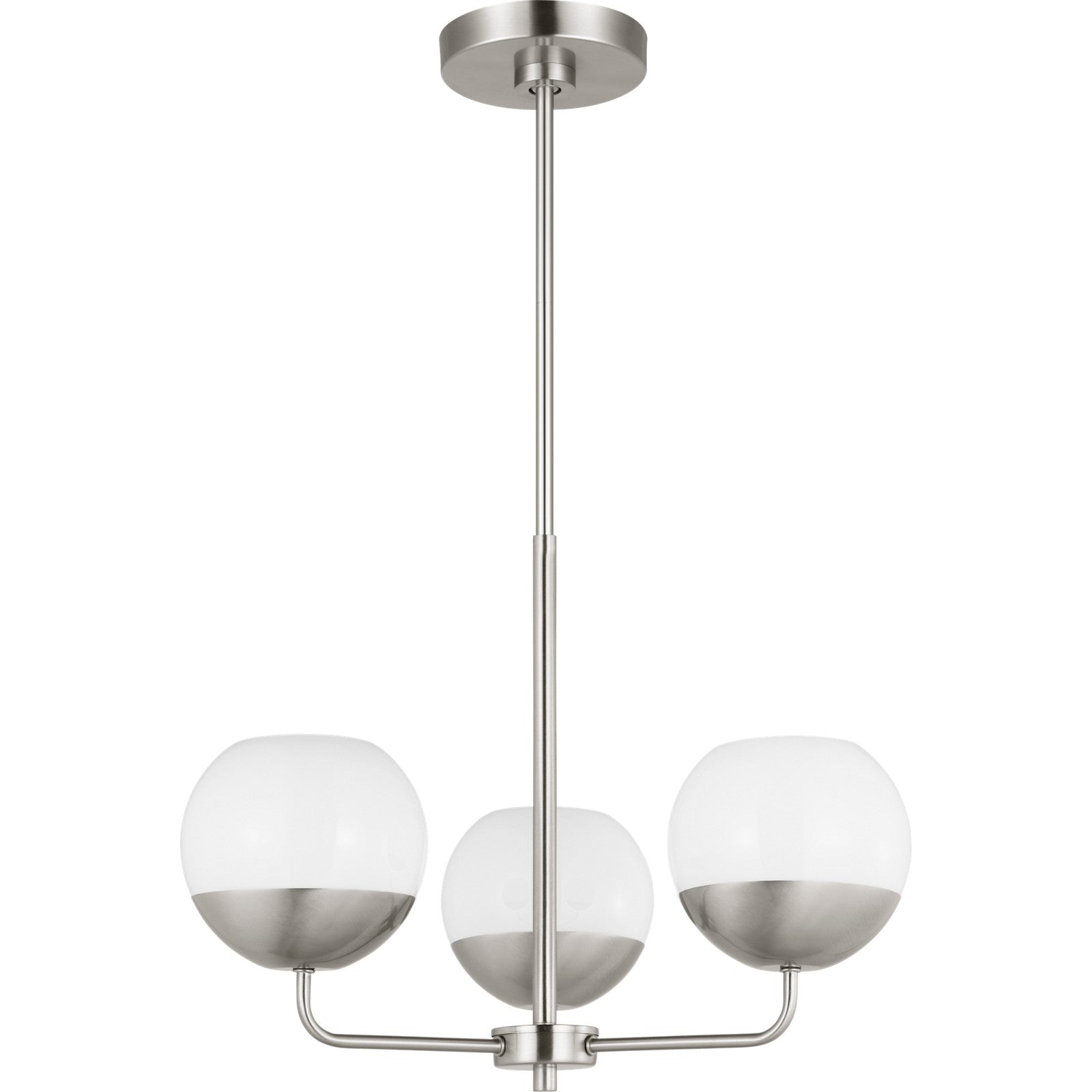 Alvin Three Light Chandelier Midnight Black - Visual Comfort Ceiling Lights