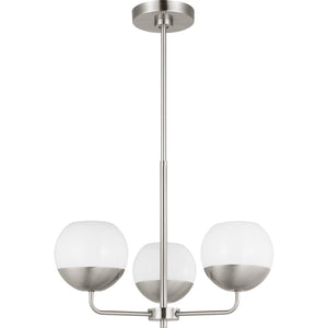 Alvin Three Light Chandelier Midnight Black - Visual Comfort Ceiling Lights