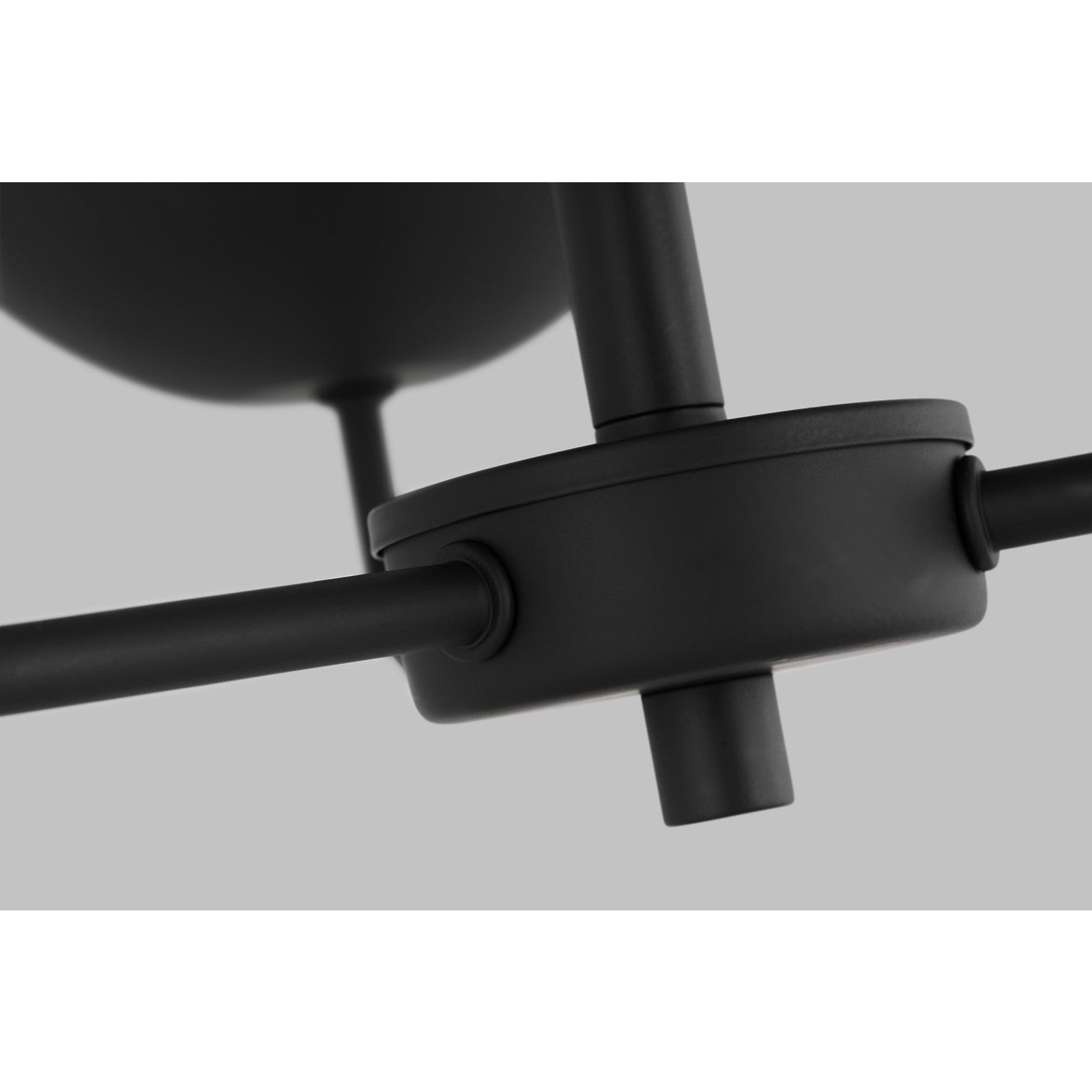 Alvin Three Light Chandelier Midnight Black - Visual Comfort Ceiling Lights