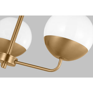 Alvin Three Light Chandelier Midnight Black - Visual Comfort Ceiling Lights