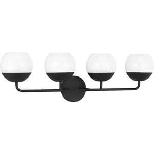 Alvin Four Light Wall / Bath Midnight Black - Visual Comfort Wall Lights