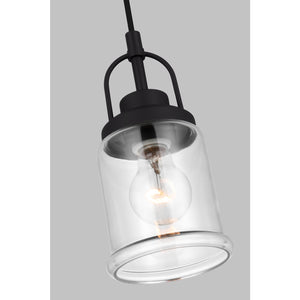 Anders One Light Mini-Pendant Midnight Black - Visual Comfort Ceiling Lights