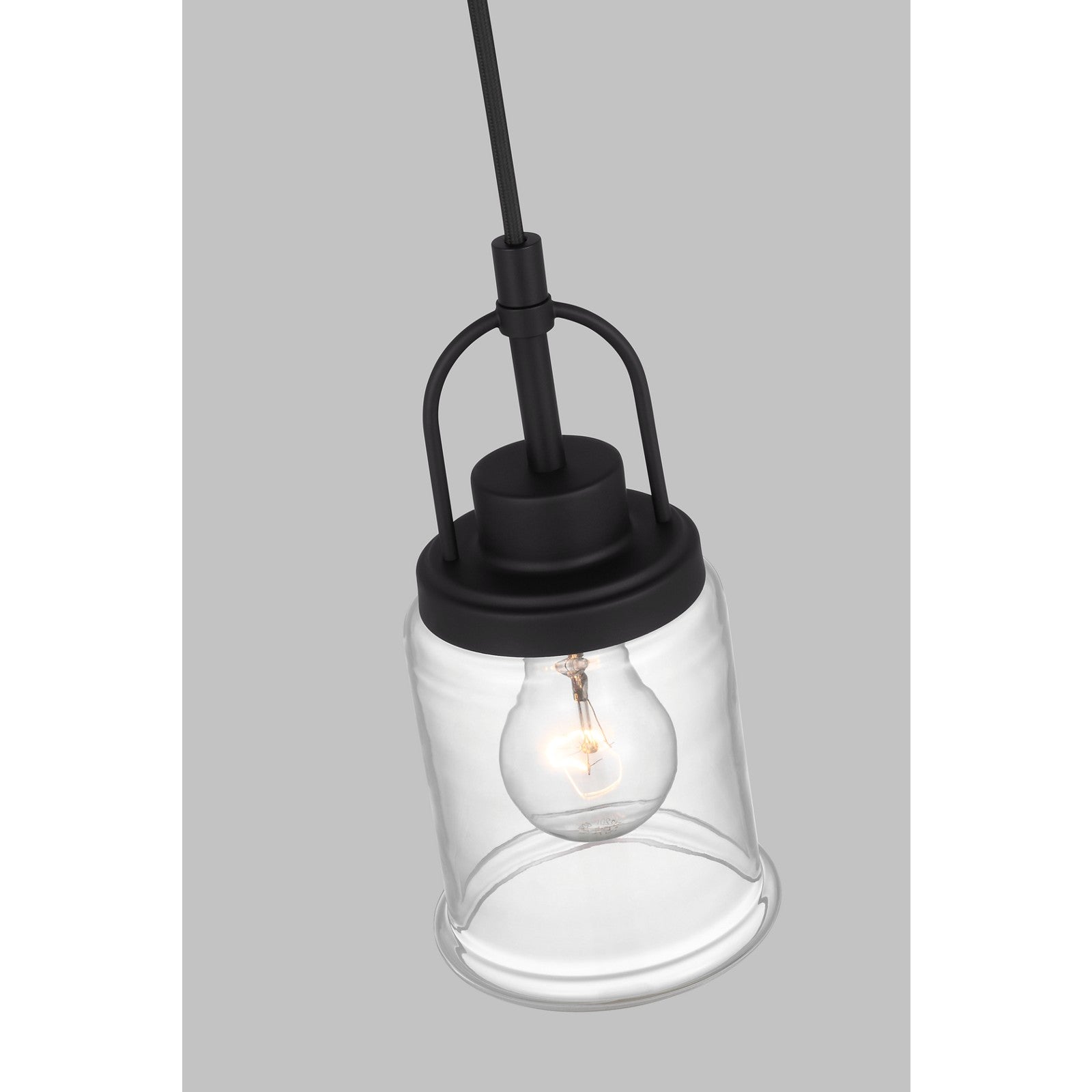 Anders One Light Mini-Pendant Midnight Black - Visual Comfort Ceiling Lights