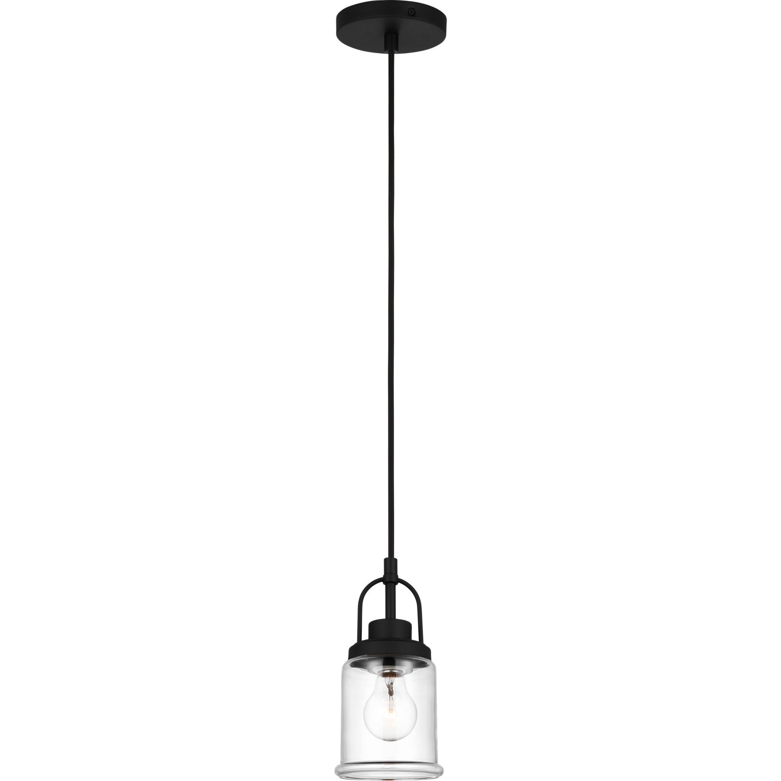 Anders One Light Mini-Pendant Midnight Black - Visual Comfort Ceiling Lights