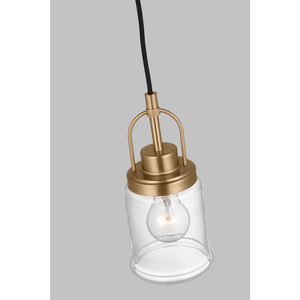 Anders One Light Mini-Pendant Midnight Black - Visual Comfort Ceiling Lights
