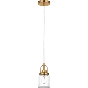 Anders One Light Mini-Pendant Midnight Black - Visual Comfort Ceiling Lights