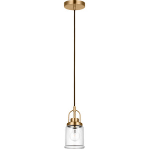 Anders One Light Mini-Pendant Midnight Black - Visual Comfort Ceiling Lights