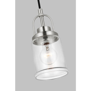 Anders One Light Mini-Pendant Midnight Black - Visual Comfort Ceiling Lights