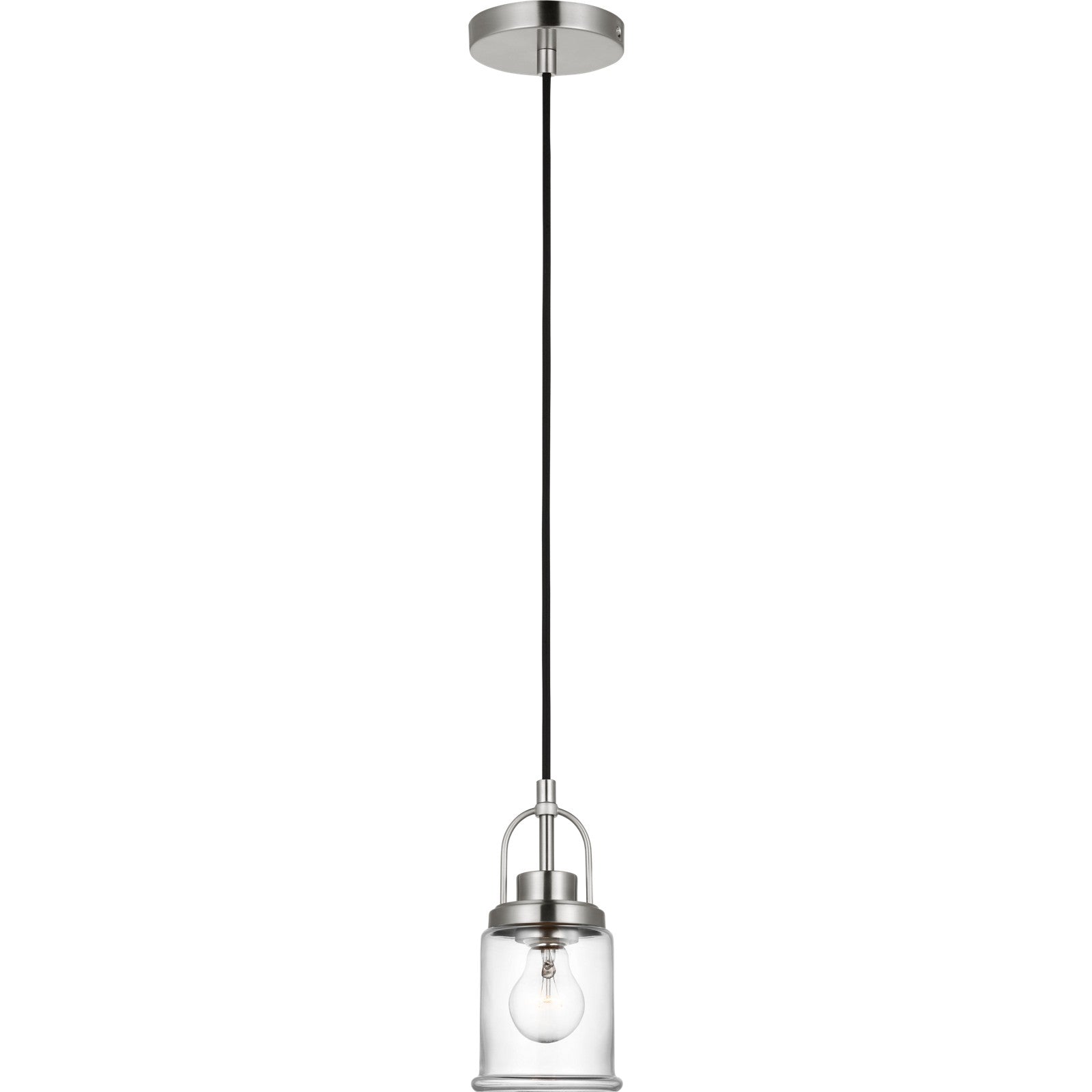Anders One Light Mini-Pendant Midnight Black - Visual Comfort Ceiling Lights