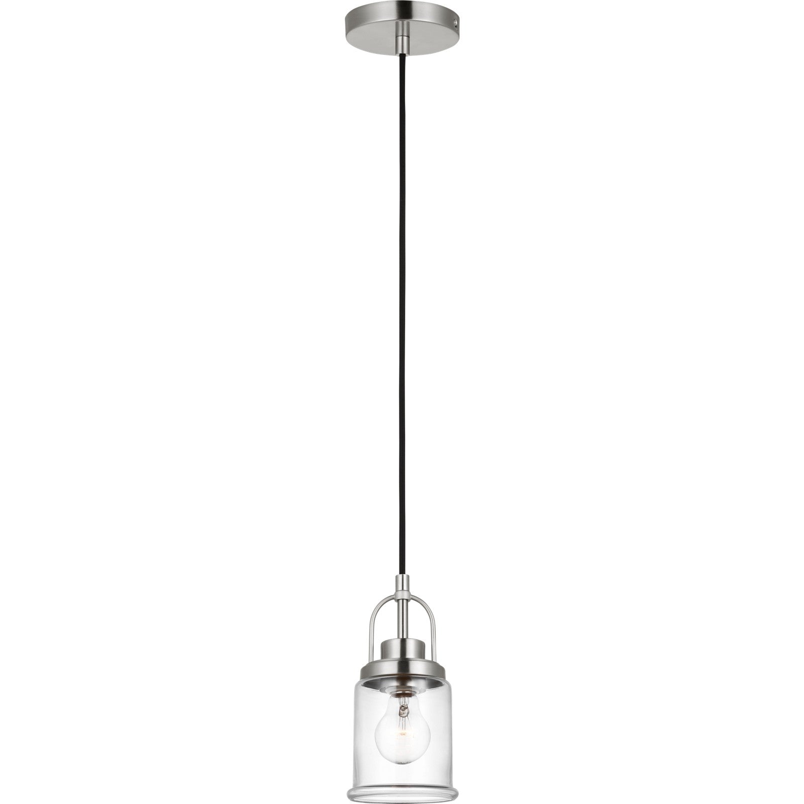 Anders One Light Mini-Pendant Midnight Black - Visual Comfort Ceiling Lights