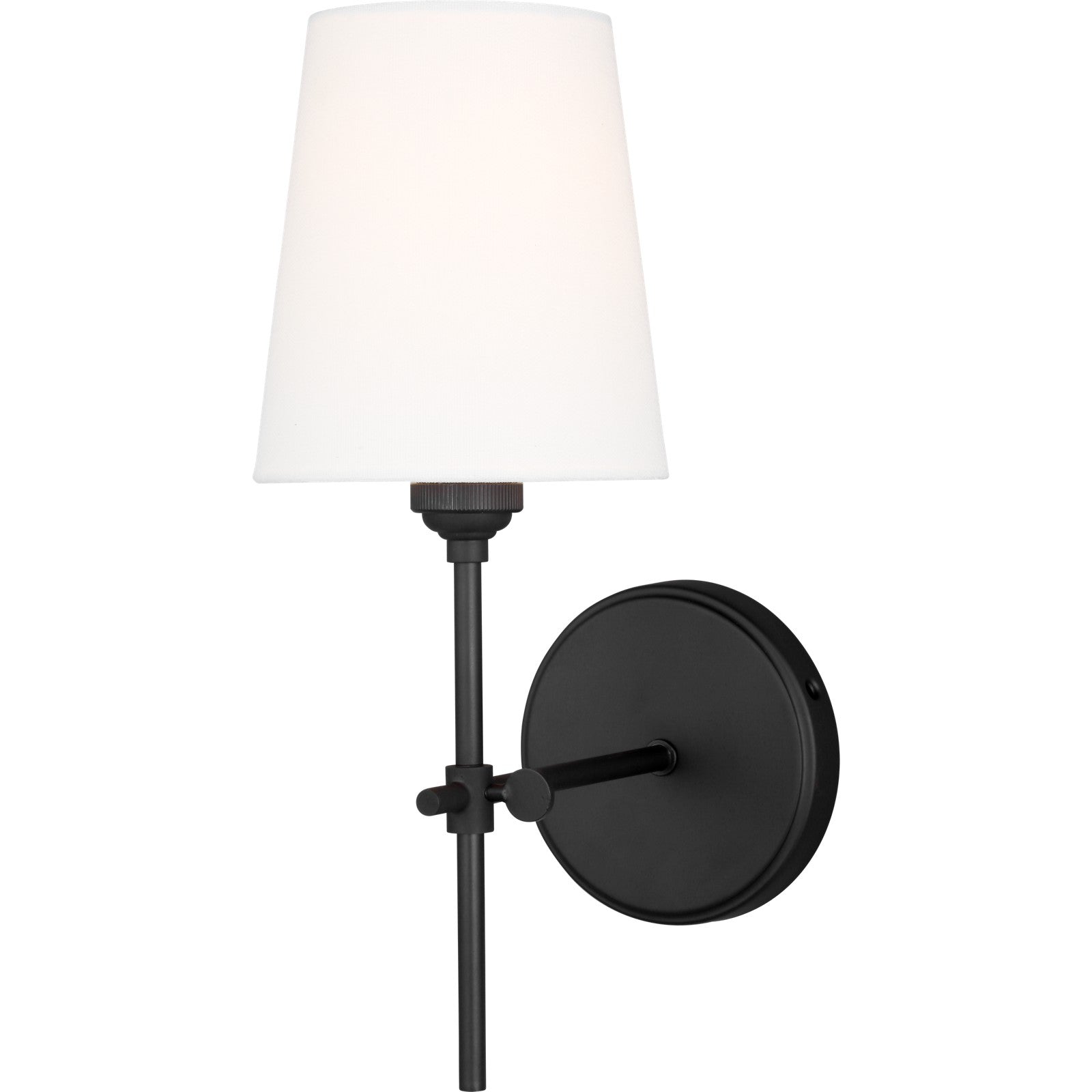 Baker One Light Wall / Bath Sconce Midnight Black - Visual Comfort Wall Lights