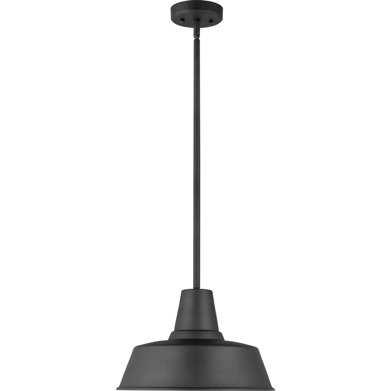 Barn Light One Light Outdoor Pendant Black - Visual Comfort Outdoor Lighting