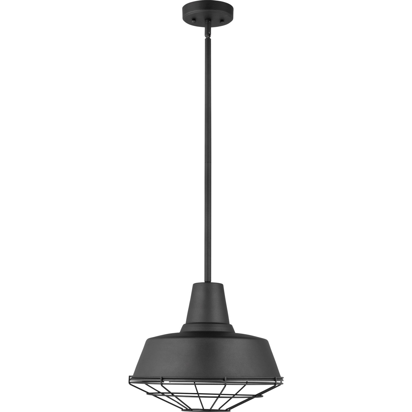Barn Light One Light Outdoor Pendant Black - Visual Comfort Outdoor Lighting
