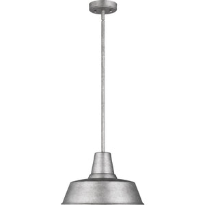 Barn Light One Light Outdoor Pendant Black - Visual Comfort Outdoor Lighting