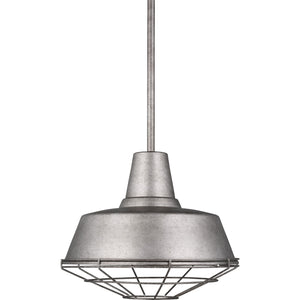 Barn Light One Light Outdoor Pendant Black - Visual Comfort Outdoor Lighting