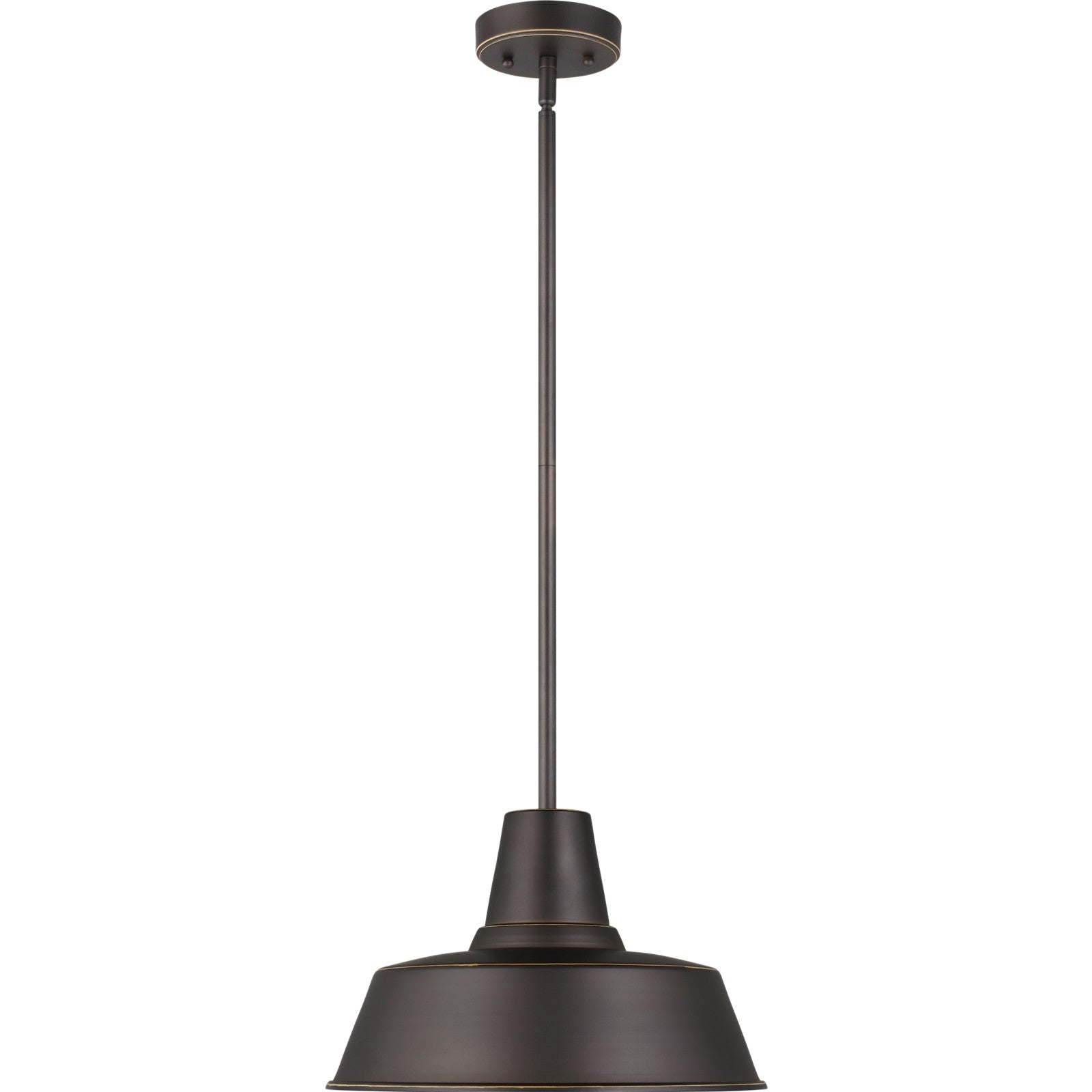 Barn Light One Light Outdoor Pendant Black - Visual Comfort Outdoor Lighting