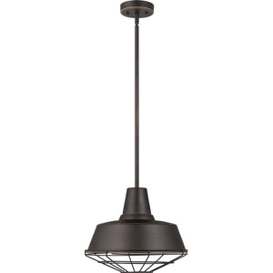 Barn Light One Light Outdoor Pendant Black - Visual Comfort Outdoor Lighting