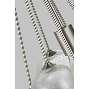 Bronzeville One Light Pendant in Brushed Nickel - Visual Comfort Ceiling Lights