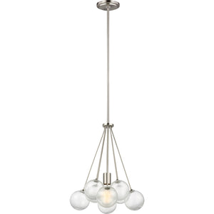 Bronzeville One Light Pendant in Brushed Nickel - Visual Comfort Ceiling Lights