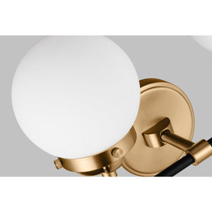 Cafe Two Light Wall / Bath Satin Brass - Visual Comfort Wall Lights